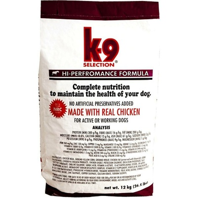K-9 Selection Hi-Performance Formula 2 x 12 kg