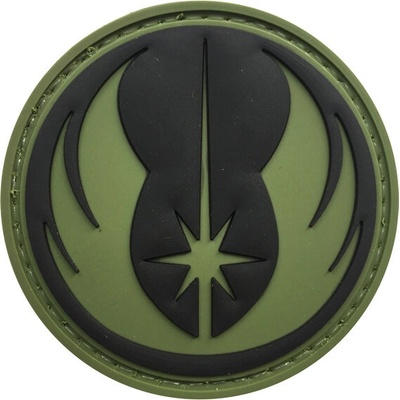 WARAGOD Jedi Order PVC nášivka, zelená