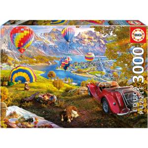 Educa Пъзел Educa - Долина с балони, 3000 части (EDU19947)