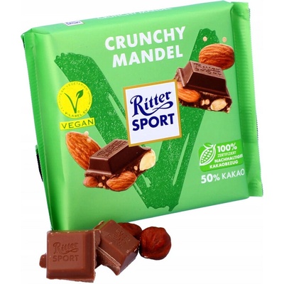 RITTER SPORT Crunchy Almonds vegan 100 g
