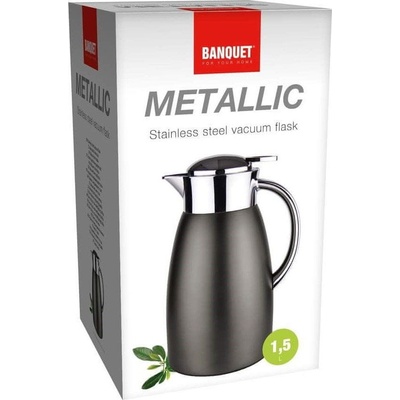 BANQUET Termoska nerezová METALLIC 1,5 l