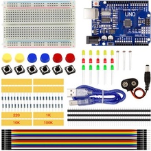 KUONGSHUN ELECTRONICS Základná vzdelávacia súprava s modulom Arduino UNO R3