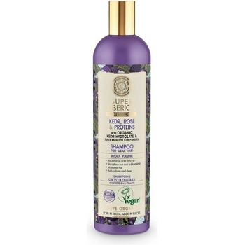 Natura Siberica Super Siberica Kedr, Rose & Proteins Shampoo for Weak Hair 400 ml