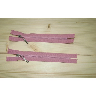 Kostenný zips staroružová 3mm nedeliteľný 14cm
