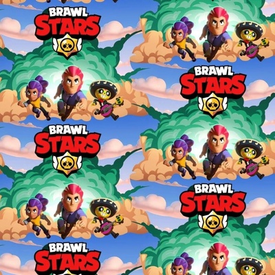 Teplákovina digital - Brawl Stars - Zelenomodrá