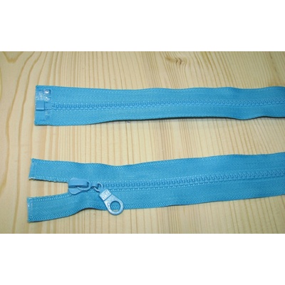 Zips kostenný tyrkysová 5mm deliteľný 60cm