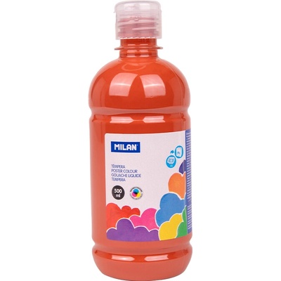 Farba temperová MILAN 500ml hnedá