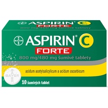 ASPIRIN C FORTE POR 800MG/480MG TBL EFF 10