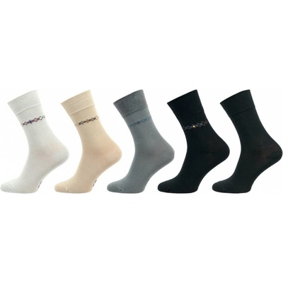 Novia ponožky comfort se stříbrem balení 5 párů