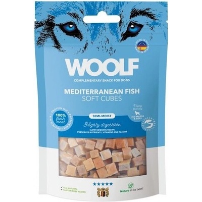 WOOLF Snack WOOLF Cubes poch. Soft Mediterranean Fish 100 g