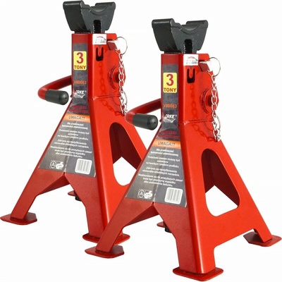 Verke Podpery pod auto 3 t s bezpečnostným klinom V80083