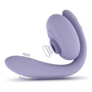 Tracy's Dog OG Flow G-Spot & Clitoral Sucking Vibrator light purple