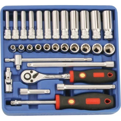 Genius Tools Súprava metrická dlhá a štandardná 1/4" 30 ks TW-230M