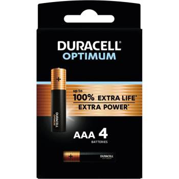 Image 1 of Duracell Батерии алкални Duracell Optimum, AAA, LR03, 1.5V, 4бр (DUR-BA-LR03-OPTIMUM)