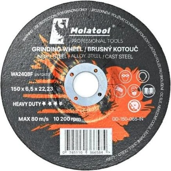 Molatool Brusný kotouč 150 × 6,5 × 22,2 mm GD-150-065-IN