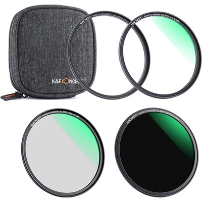 K& F Concept 95 мм 3 в 1 Magnetic филтри Nano-UV , CPL , ND1000 PRO
