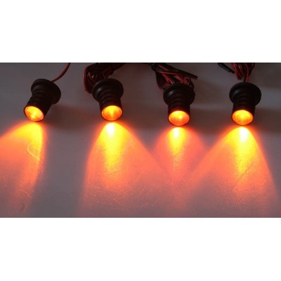 STU LED stroboskop oranžový 4ks 1W