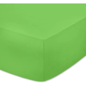 Image 1 of Пастелно зелен чаршаф с ластик - трико