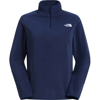 The North Face Дамски поларен пуловер The North Face Women's Glacier Fleece 1/4 Zip Jacket Fleece jumper - Summit Navy - размер XL (105-6474-0915)
