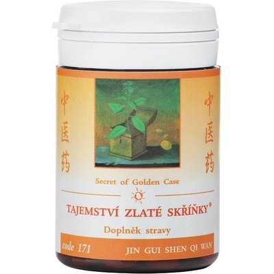 TCM Herbs TAJOMSTVO ZLATEJ SKRINKY JIN GUI SHEN QI WAN 100 tabliet 30 g