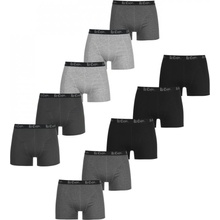 Lee Cooper pánske Boxerky 10 Pack Mix Šedej