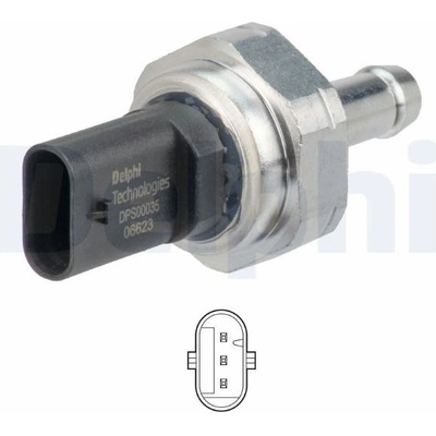 Senzor, tlak vyfuk.plynu DELPHI DPS00035-12B1