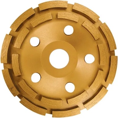 MTX Диск диамантен за шлайфане 125мм, чашкообразен, двуредов // mtx