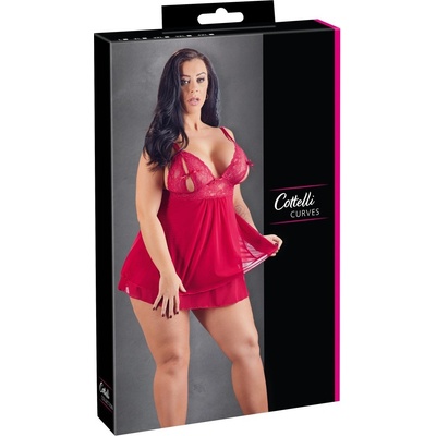Cottelli CURVES Babydoll red 3XL