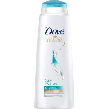 Dove Daily Moisture 2v1 Šampón pre všetky typy vlasov 400 ml