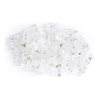 Gembird RJ25 съединител щепсел 6P4C 100pcs MP-6P4C/100 (MP-6P4C/100)