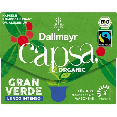 Dallmayr Кафе капсули Dallmayr Gran Verde capsa Lungo Intenso, 10 броя (10488)
