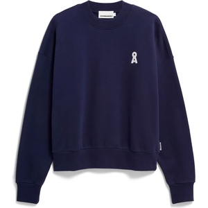 ARMEDANGELS Дамски пуловер ARMEDANGELS Women's Iconic Å Alizaa Sweat Jumper - Tinted Navy - размер XL (117-3690-0615)