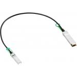 HP Aruba Networking 50G QSFP56 to SFP56 0.65m DAC Cable InfiniBand и оптичен кабел 0, 65 м Черен (S1J07A)