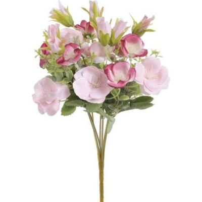 Umělá Jícnovka buket - mix růžová sv./nachová 34 cm