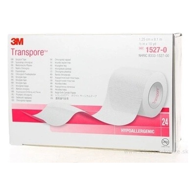 3M TRANSPORE náplast cívka [SelP] 24 ks