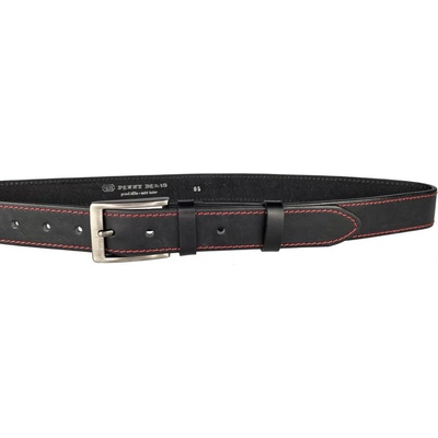Penny Belts pánský kožený opasek 35-100-4-1CV-60 černý