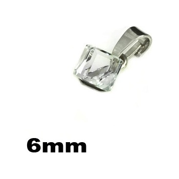 iŠperky Strieborný prívesok kocka Swarovski ID|106963