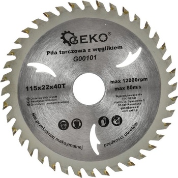 GEKO Pilový kotouč na dřevo s SK plátky 450 x 32 / 60 Z G00167