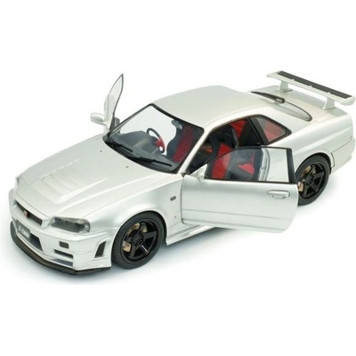 Solido 1: 18 nissan skyline (r34) gt-r z tune silver 1999 solido