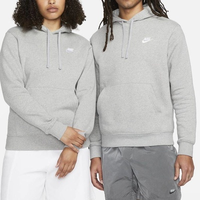 Nike Sportswear CLUB fleece Hoodie DK grey HTR/SLV/WHT