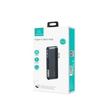 USAMS USB концентратор с 3 порта typeC (SJ463HUB01) (SJ463HUB01)