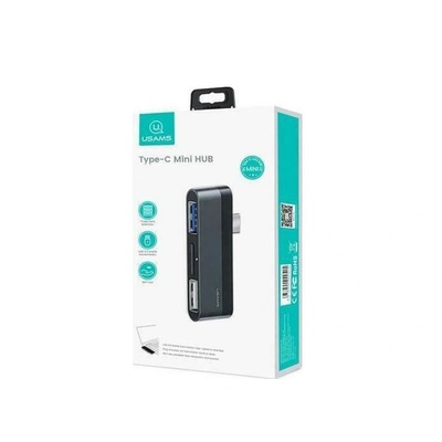 USAMS USB концентратор с 3 порта typeC (SJ463HUB01) (SJ463HUB01)