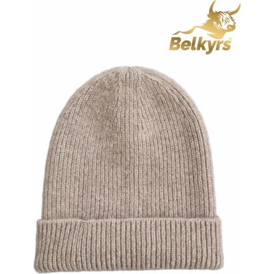 Čiapka UNISEX čierna béžová alebo sivá 100% kašmír Sivá