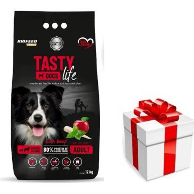 Tasty Dogs Life střední a velká plemena s hovězím masem 12 kg