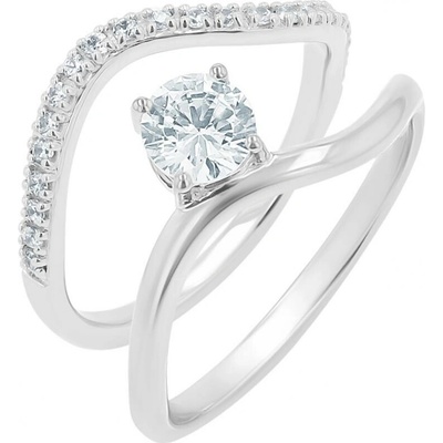 Eppi Romantický zásnubný set prsteňov s lab grown diamantmi Kayla RE48925