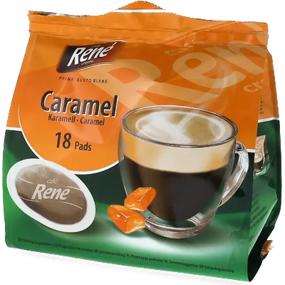 Café René | Карамелено кафе - 18 монодози за Senseo