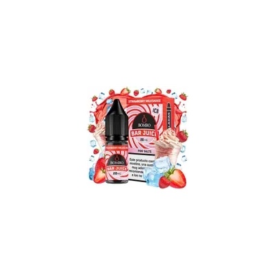 Bombo Bar Strawberry Milkshake Ice Nic Salts 10ml 20mg