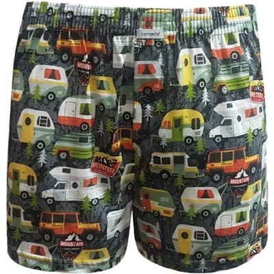 Cornette trenýrky chlapecké 715 Camper šedá