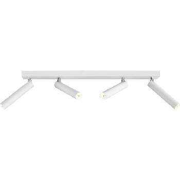 Kaspa Закачалка с летва Roll с четири части със сребрист конектор бяла (50704401)