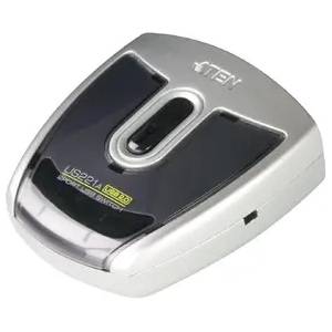 ATEN Превключвател aten us221a, 2 компютъра към 1 usb периферно устройство (us221a-a7)